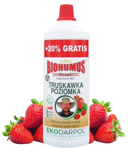 Dünger Erdbeeren Walderdbeeren Wurmhumus Flüssig Beerendünger Organischer 1,2L