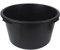 Bauster® Rundbehälter Baukübel – 40L / 60L / 90L – Robuster Mörtelkübel für Baustelle, Garten & Haushalt (90L)