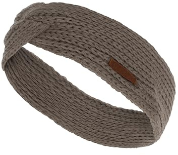 Knit Factory - Joy Bandeau Tricoté - Marron - One Size