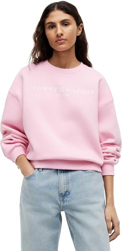 Tommy Hilfiger Corp Logo Mdrn Swtsrt Ww0ww47831 Felpa Pullover Donna (Pacco da 1)