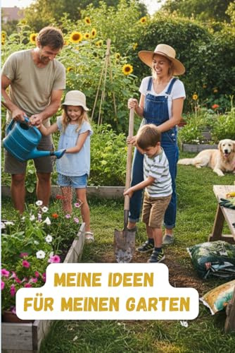 Meine Ideen für meinen Garten: Lustiges Ideen-Notizbuch rund um den Garten mit viel Platz für eigene Ideen sowie Skizzen und mit vielen Weisheiten zum Schmunzeln....
