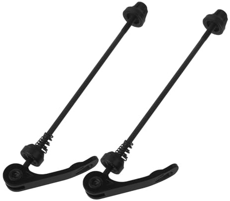 GALPADA 1 Paar Leichter Fahrrad Schnellspanner aus Legierung für Klapprad und Rennrad mit Praktischem Hebelmechanismus für Outdoor Einsatz in Schwarz