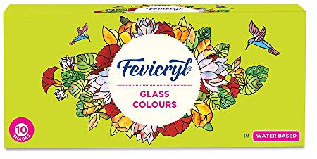 Fevicryl Glass Colours, 10 Shades