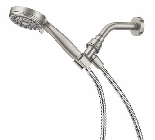 Moen 20091SRN 5-Setting Hand Held Brushed Nickel Spot Resist Shower Head, 2.5 GPM