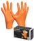 Gebol Orange Nitril Ultra Grip | 50 Stück | Größe XL (Gr 10) | Premium Einweghandschuhe mit bester Griffsicherheit | wasserfest, chemikalienbeständig, langlebig | für Damen & Herren | orange