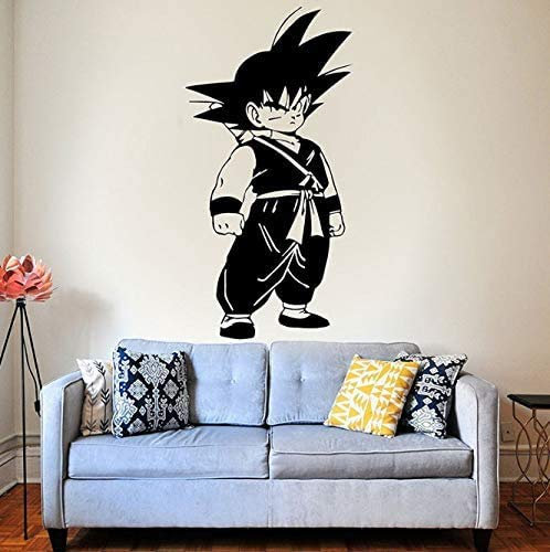 Ball Z Goku Anime Manga Dekor Wandkunst Wandbild Vinyl Aufkleber Aufkleber Wasserdichte Tapete 42X84Cm