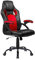 DORMIDAN- Silla Gaming, Silla de Escritorio, Silla de Oficina, Silla de Ordenador, Silla Giratoria, regulación en Altura, con Respaldo, Silla para Videojuego, Silla Racing SR-1 (Roja)