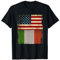 Bandiera tricolore italiana americana Bandiera USA Bandiera Maglietta