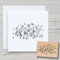 NEWSTAMPS Stempel Hühnerhaufen Motivstempel groß aus Holz & Gummi zum Karten basteln, Holzstempel, Tiere, Tierstempel, Scrapbook, Textilstempel, Deko, Kinder