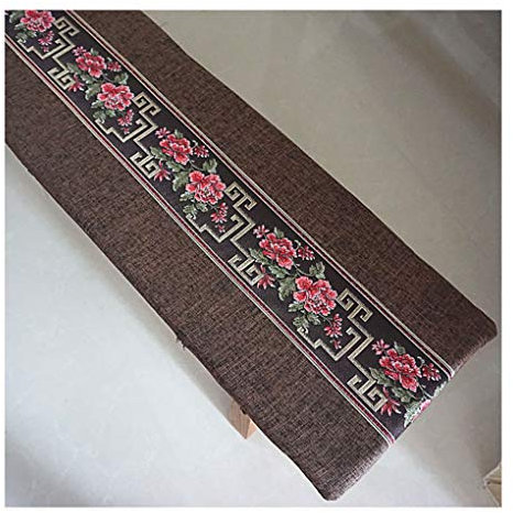 Bankauflage Bankkissen Auflage Outdoor/Indoor,Bierbankauflage,strapazierstark und langlebig,Non Slip Bay Fenster Kissen,Volltonfarbe Schaumpads Bank Sitzkissen-Farbe 10 200×30×3cm(79×12×1.2in)