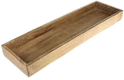MACOSA NO53495 - Bandeja de madera rectangular de 40 cm
