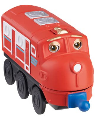 Chuggington EU890301 Look Alive Chuggers Einzelpack | Wilson | Spielzeugzug mit Überraschungsbewegung | Freilaufrollen | 9,5 cm Skala | ab 3 Jahren | Rot