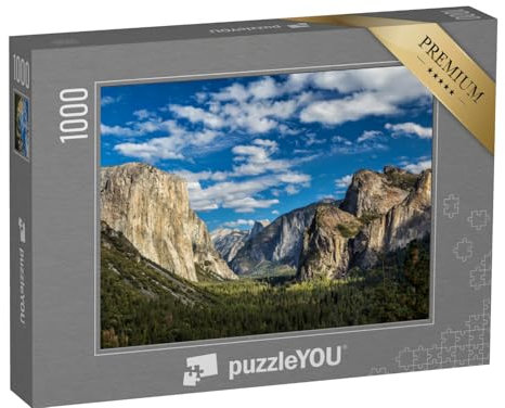 puzzleYOU: Puzzle 1000 Teile „Wilder Yosemite Nationalpark, USA“ – aus der Puzzle-Kollektion USA, Yosemite, Kalifornien