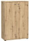 Newroom Kommode Artisan Eiche Sideboard Modern - 73,7x111,1x34,8 cm (BxHxT) - Highboard Anrichte - [Lucius.Five] Büro Arbeitszimmer Wohnzimmer