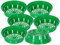 KOTARBAU 6er Set Zwiebelkörbe 200mm Pflanzkorb Blumenzwiebeln Pflanzschale Robuste Grün