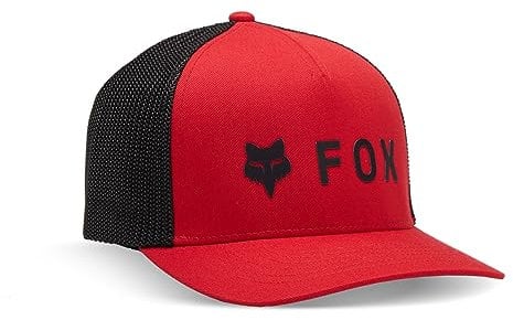 Fox Racing Herren Standard Absolute Flexfit Mütze, Feuerrot, L