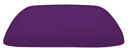 Dukal | Bezug passend für Orthopädisches Nackenstützkissen von Siebenschläfer | 72 x 42 cm | aus hochwertigem DOPPEL-Jersey (100% Baumwolle) | Farbe: lila