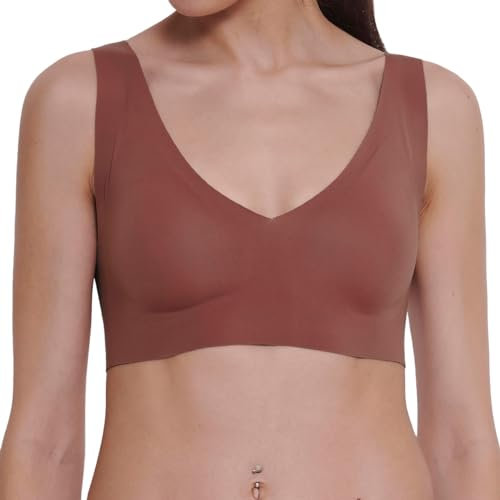 Sloggi Damen Zero Feel 2.0 Bralette, Burnt Henna, L