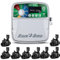 ESP-TM2 Automatischer Bewässerungsprogrammierer, 8 Zonen, Innenraum, Rain Bird + 8 Magnetventile, 100 HV, 24 V, 1 Zoll