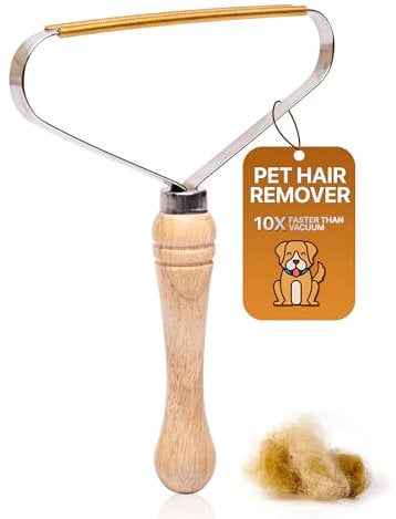 Diafline Pet Hair Remover for Couch, Special Multi Fabric Edge and Carpet Scraper, Quick Dog Hair Remover, Cat Hair Remover for Couch, Pet Towers and Rugs
