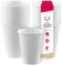 DOT Horeca Solutions 200 Bicchieri BIANCHI cartoncino 90 ML carta monouso usa e getta acqua caffè the cappuccino bicchiere bianco bevande calde biodegradabili compostabili e riciclabili bicchierini