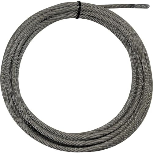 Cable metálico 5m Acero inoxidable V4A 316 5mm 7x19 Cuerdas inoxidable para sistemas de espaldera