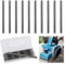10 Stück Hobelmesser HSS, Hobelmesser 82mm Wendemesser, Einsetzbar für Elektrohobel, Kompatibel mit Makita, Bosch, Hitachi, Black & Decker, DeWalt, Trend Elu, Ideal für Holzverarbeitung