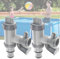 Pool Zubehör-Pool Plunger Ventil Für Oberirdischen Pool | 2 In 1 Pool Absperrventil | Pool Zubehör Für Intex/Bestway/Coleman Pool, Absperrventil Für Oberirdische Schwimmbecken (2STK)