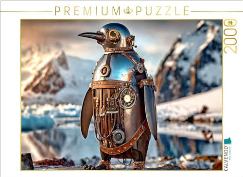 CALVENDO Puzzle Pauli, der Pinguin | 2000 Teile Lege-Größe 90 x 67 cm Foto-Puzzle für glückliche Stunden