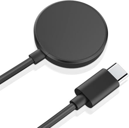 USB C Watch Charger for Samsung Galaxy Watch 6/6 Classic/5/5 Pro/4/4 Classic/3, Fast Wireless Charging Dock, 1m Durable Cable Compatible with Galaxy Active 2/Active