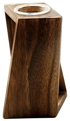 INOOMP Luftpflanzenhalter Terrariumvase Holzsockel Für Pflanzenvermehrungsstation