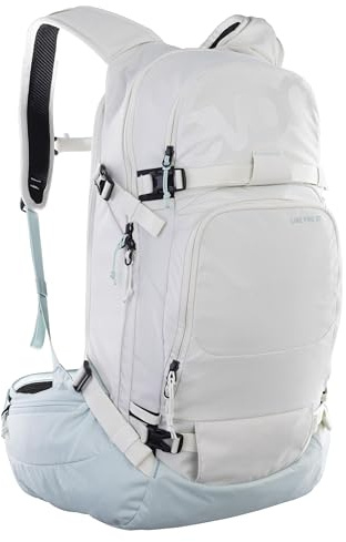 EVOC LINE PRO 20 Touren-Rucksack (LITESHIELD PLUS Protection, Trinkblasenfach, isolierter Schultergurt, Lawinenfach, Ski-Halterung, Snowboard-Halterung, Body Hugging, Hüftgurt)