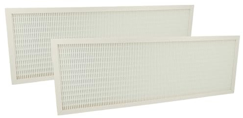 vhbw 2 x Air Filter F7 Compatible with Viessmann H32S B400, H32S B300, H22S A300, 7571124 Fan, Bathroom Fan, Ventilation Unit (2 x Supply Air Filters)