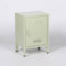 Maison Retro Industrial Metal Locker Storage Bedside Cabinet Side Table Cupboard With Interchangeable Door And Air Vents (Sage Green)