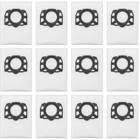 12 x KFI 357 Staubsaugerbeutel Kompatibel mit WD2Plus WD3 KWD1 KWD2 KWD3 MV3, WD3.200-WD3.800M/SE4001/SE4002 Staubsauger,Ersetzt 2.863-314,von Covienapp