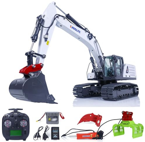 wheelfun Kabolite K961S 1/18 RC Pelle hydraulique HUINA Version améliorée K336GC Digger