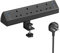 Desk Clamp Power Socket USB C Slots, 40W Total Fast Charging Station, 4 Way Desk Extension Lead with Switch, Desktop Power Strip 2M for Home Office, Fit 1.9 Tabletop Edge(Black)
