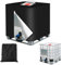 IBC Tank Abdeckung1000L,420D IBC Container Abdeckung,IBC Wassertank Abdeckung 1000L – UV-Schutzplane , Wetterfest & Staubdicht Mit Aufbewahrungstasche ( 120x100x116 cm) (Schwarz)