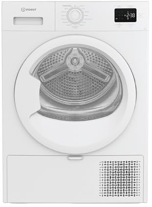 Indesit C YD 92D WW IT – Asciugatrice 9 Kg A Pompa di Calore, Libera Installazione, Classe E, Filtro 2 In 1, Ciclo Veloce, Cotone Eco, Refresh. 84,6 x 59,8 x 60,7 cm