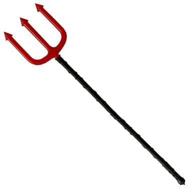 Hoces de Halloween desmontables, Tridentes de la muerte, cabeza de demonios, hoz, parcas, accesorios para carnavales, tridentes desmontables, cabeza de demonios aterradores, accesorios de Halloween