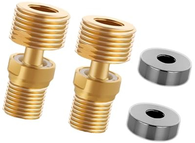 3. Adaptateur de bras de douche télescopique réglable à 360° Base coudée Pieds incurvés en laiton pour baignoire et cuisine Base courbée réglable Joint d'angle