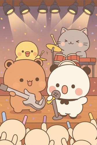 Bubu & Dudu Concert Notebook: Kawaii Music Lovers Journal
