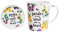 Maxwell & Williams DX0315 Royal Botanic Garden Becher mit Untersetzer Soul Heart, aus Bone China Porzellan, Mehrfarbig, 400 ml, in Geschenkbox