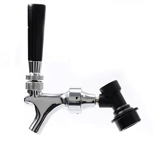 JOKBEN Merrday Edelstahl Bier Tap Wasserhahn mit Ball Lock Flüssigkeit trennen Homebrew Kit (Wasserhahn mit Ball Lock)