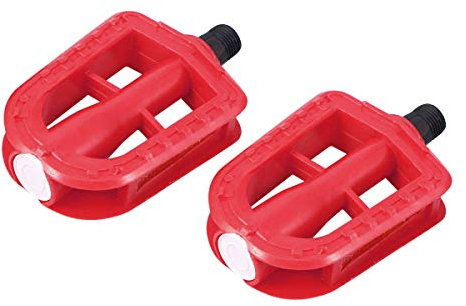Fahrradpedale Pedale Nicht für Mountainbikes Geeignet Rotes Paar Fahrradpedale Sicher für Fahrzeugpedale
