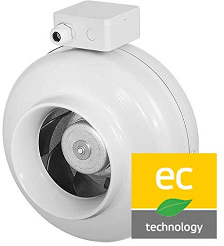 RC.EC - Ventilador de tubo con motor EC (caja de filtro con registro de calefacción)