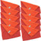 Kochblume 1-3-5-10er Set | Microfasertuch Putztuch 30 x 30cm, Aufnahmefähigeit bis ca. 300 ml | In der bunten Box (rot-orange, 10er Set)