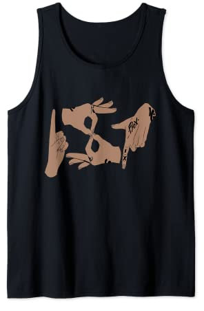 187 Handzeichen Handgeste Tank Top