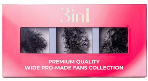 LLBA Promade Mix Fans,Handgefertigte Volumenwimpern,Multi Selections From 5D To 12D,C CC D Curl,Long Lasting,Easy Application (10D-0.03 C 9-10-10-10-10-10-10-10-10-10-10-10-1 1 mm)