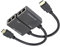 SHANFEILU Extender HDMI a RJ45 Over CAT 5e/6 Network LAN Ethernet cavo adattatore ripetitore di segnale 29,9 m 1080P HDMI maschio a RJ45 adattatore 30M mittente+ricevitore, 2 porte